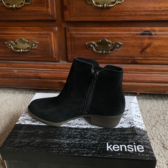 Suede Kenzie Brand Ankle Boots’ - Picture 4 of 7